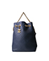 'On My Shoulder' Small Drawstring Bag, front view